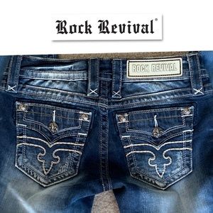 Rock Revival Jeans - Rock Revival Alivia Skinny Jeans SZ 26 x 31 Rock Revival Jeans - Rock Revival Alivia Skinny Jeans SZ 26 x 31